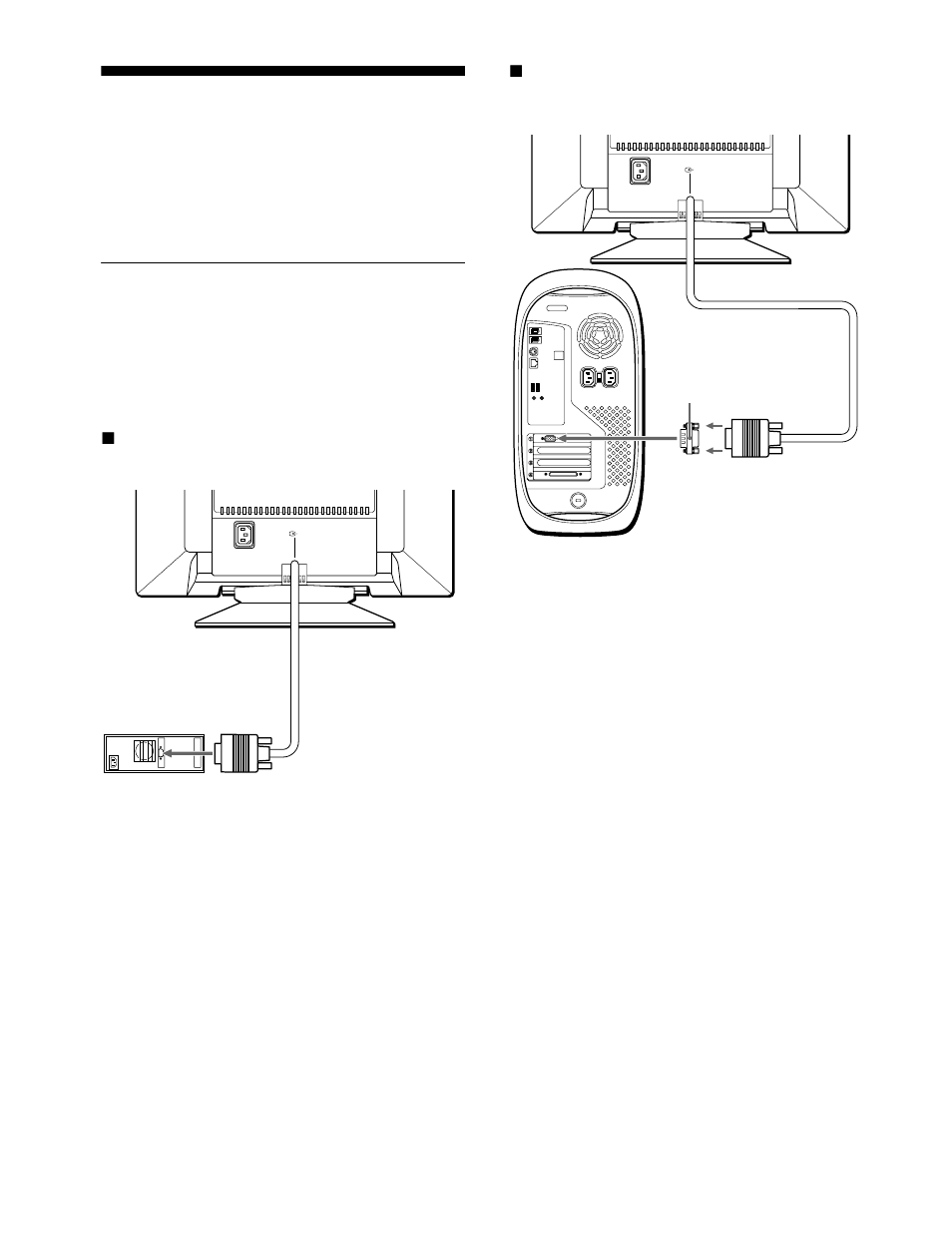 Opstelling, Stap 1: sluit uw monitor aan op uw computer, Stap 1 | Sony CPD-E400P User Manual | Page 118 / 132