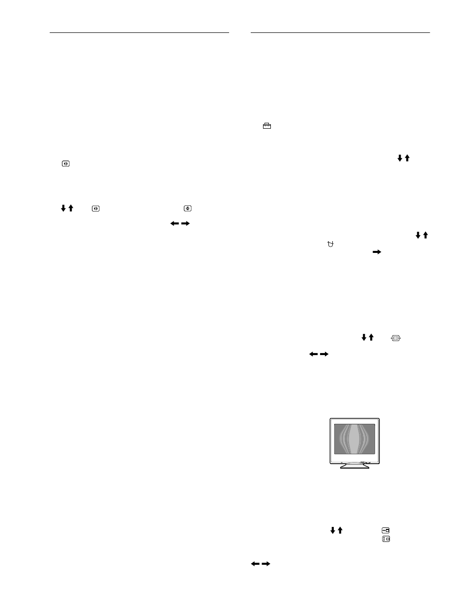 Einstellen der konvergenz (konvg.), Weitere einstellungen (option), Entmagnetisieren des bildschirms | Korrigieren des moiré-effekts, Ändern der menüposition, Seite 12), N (seite 12), 12 einstellen der konvergenz (konvg.) | Sony CPD-E400P User Manual | Page 44 / 132