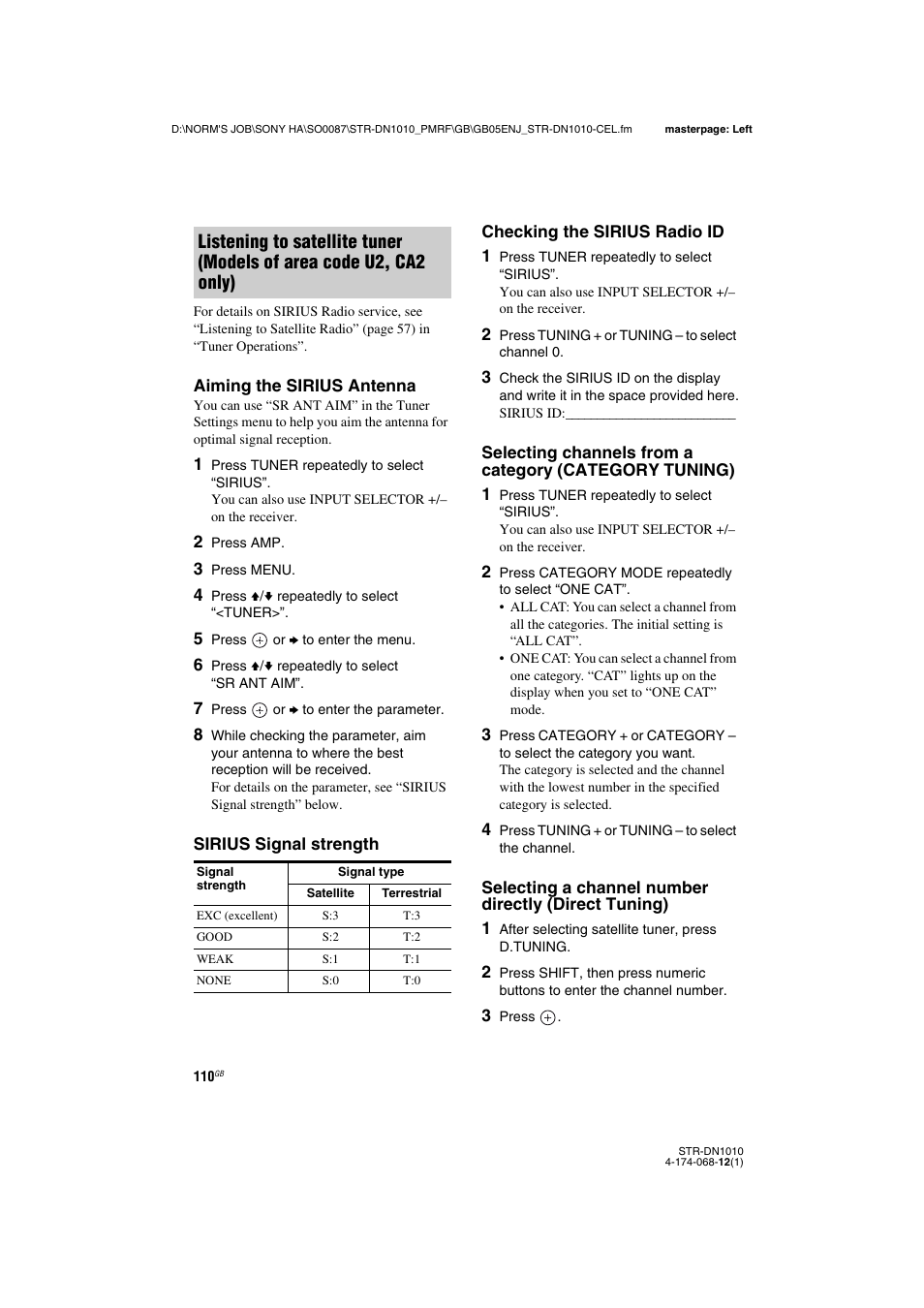 Sony STR-DN1010 User Manual | Page 110 / 136