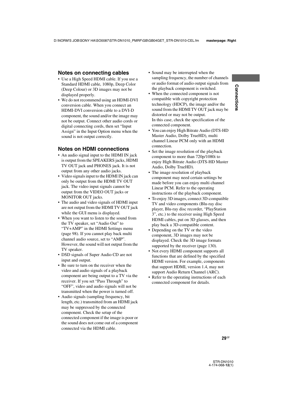 Sony STR-DN1010 User Manual | Page 29 / 136