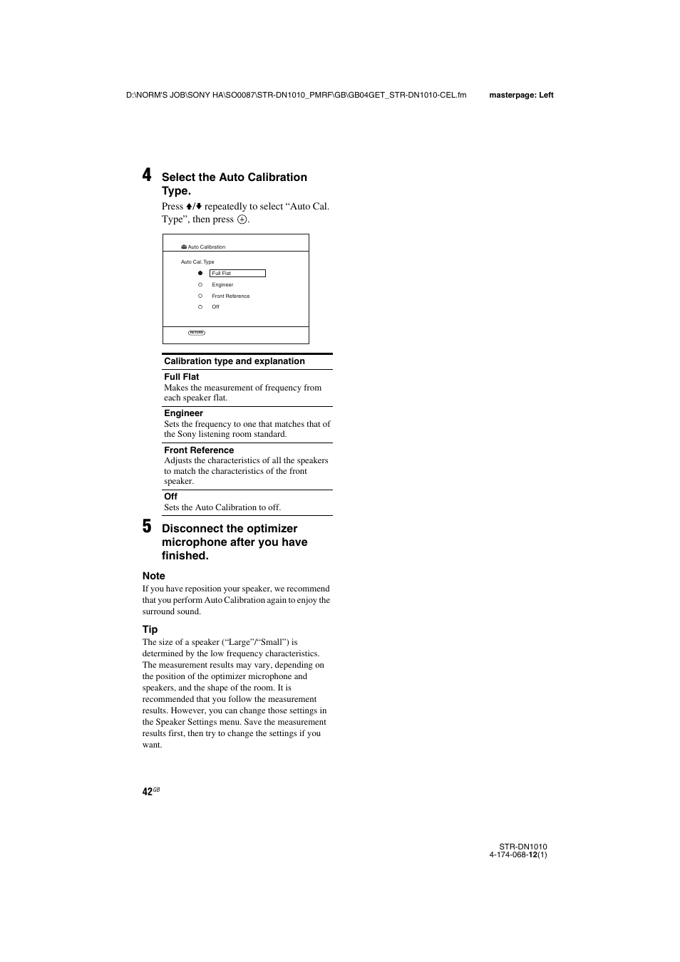 Sony STR-DN1010 User Manual | Page 42 / 136