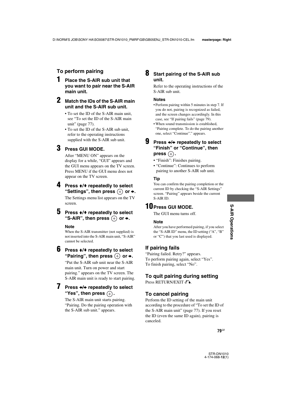 Sony STR-DN1010 User Manual | Page 79 / 136