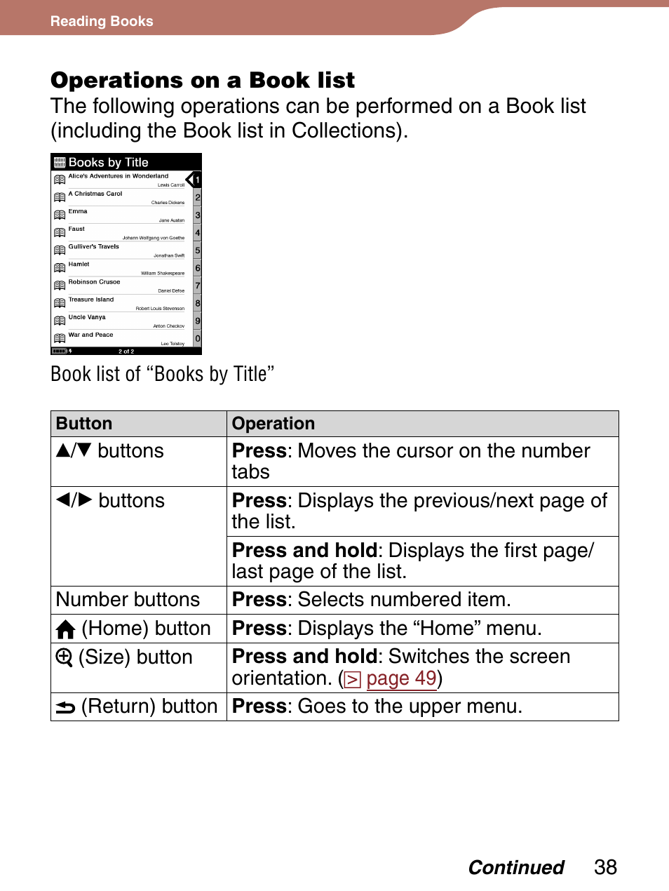 Sony PRS-300 User Manual | Page 38 / 92