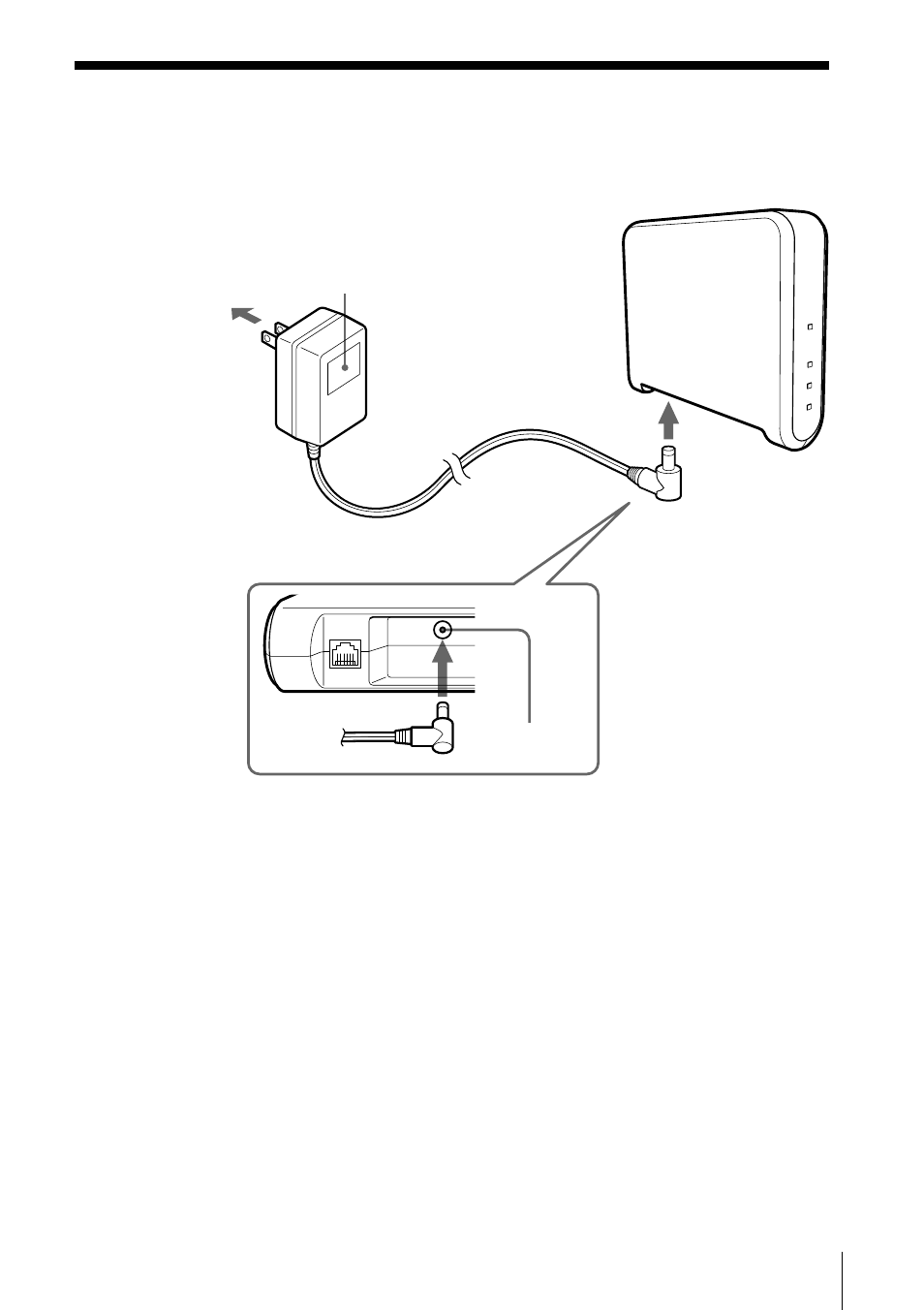Connecting the access point to a power source, Connecting the access point to a, Power source | Sony PCWA-A200 User Manual | Page 19 / 32
