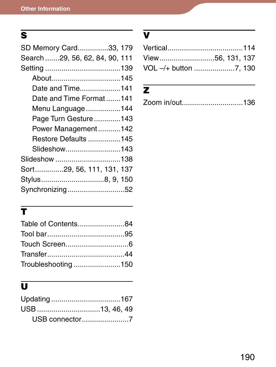 Sony 4-153-621-13(1) User Manual | Page 190 / 190