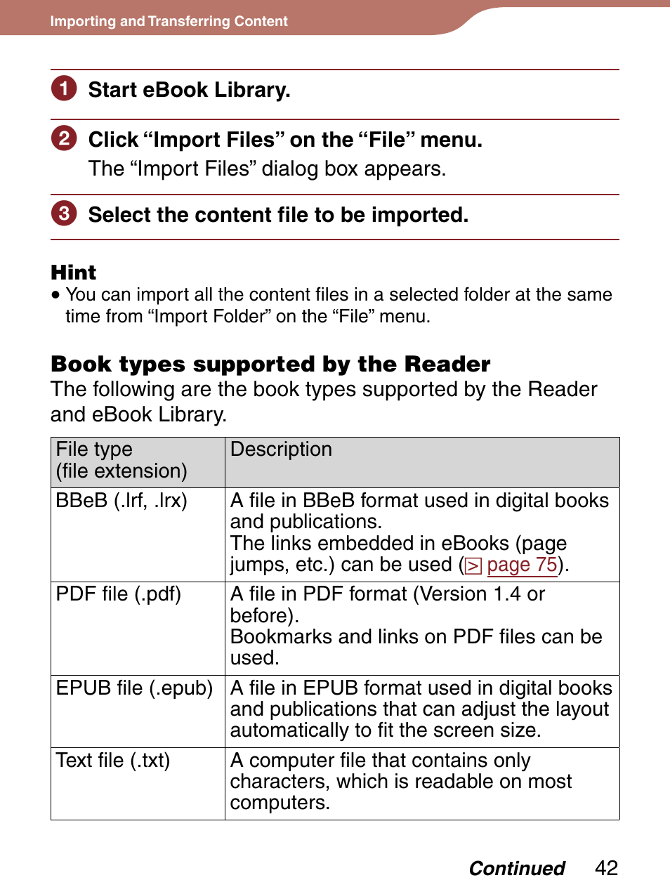 Sony 4-153-621-13(1) User Manual | Page 42 / 190