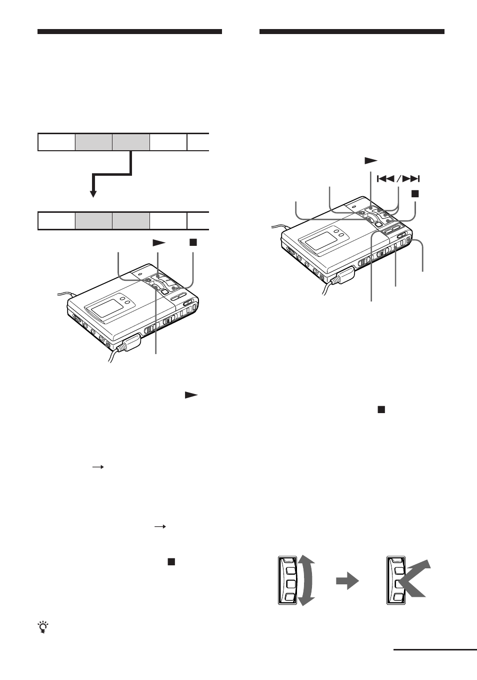 Benennen von aufnahmen, Verschieben von aufnahmen | Sony WALKMAN MZ-R50 User Manual | Page 103 / 198