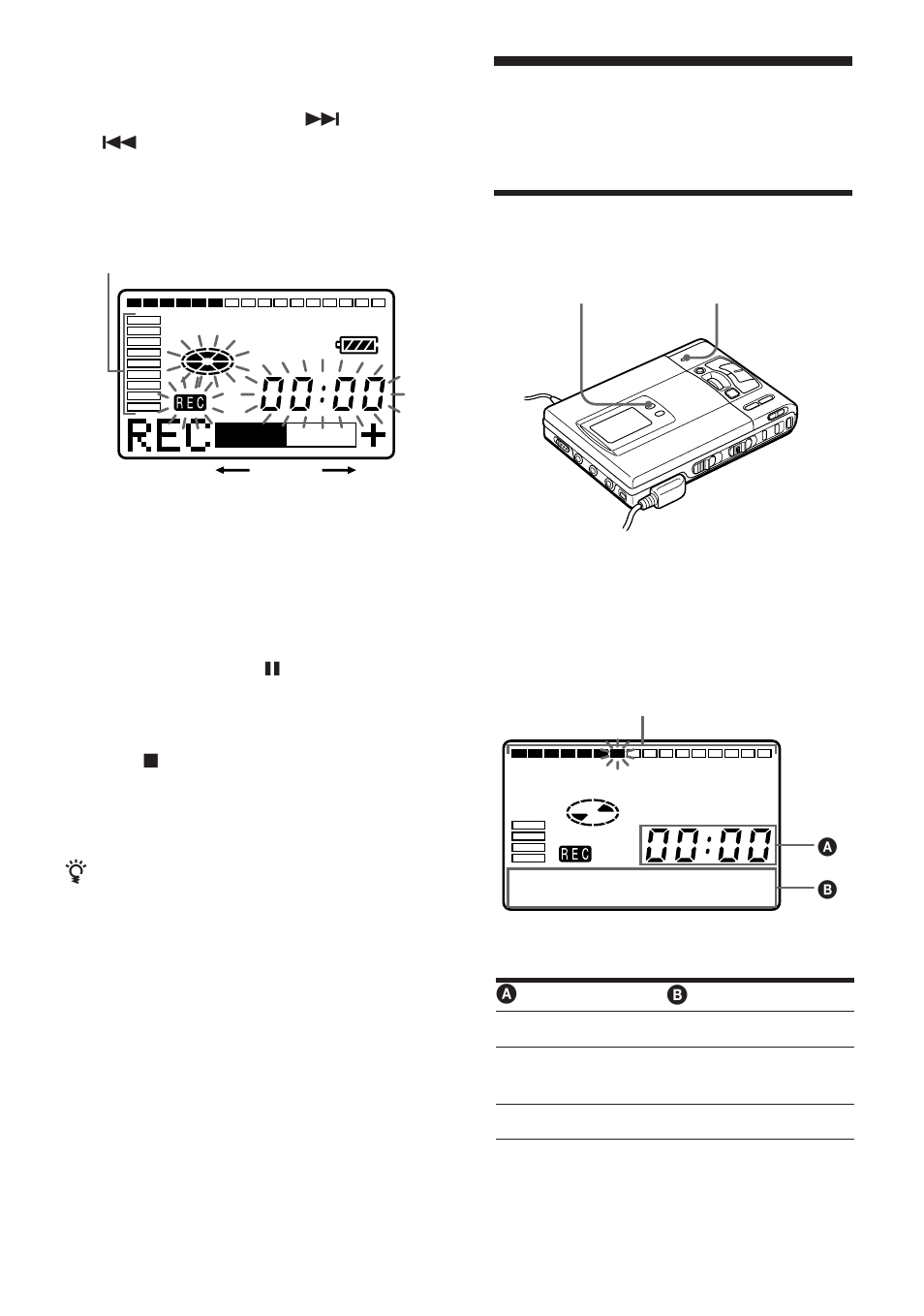 De resterende tijd of de opnamepositie controleren | Sony WALKMAN MZ-R50 User Manual | Page 132 / 198