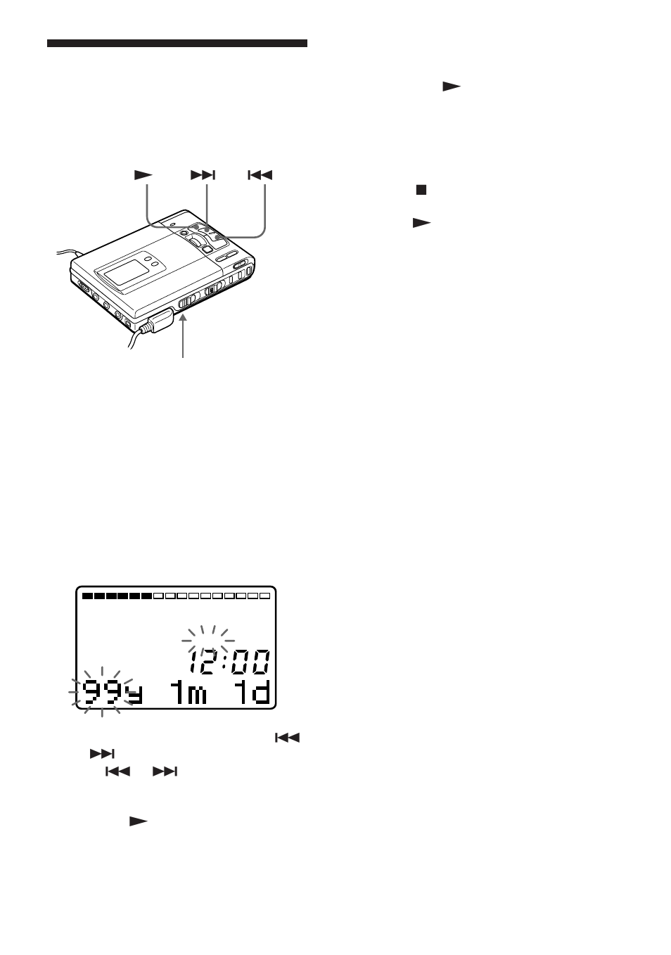 De klok instellen om de opnametijd te markeren | Sony WALKMAN MZ-R50 User Manual | Page 134 / 198