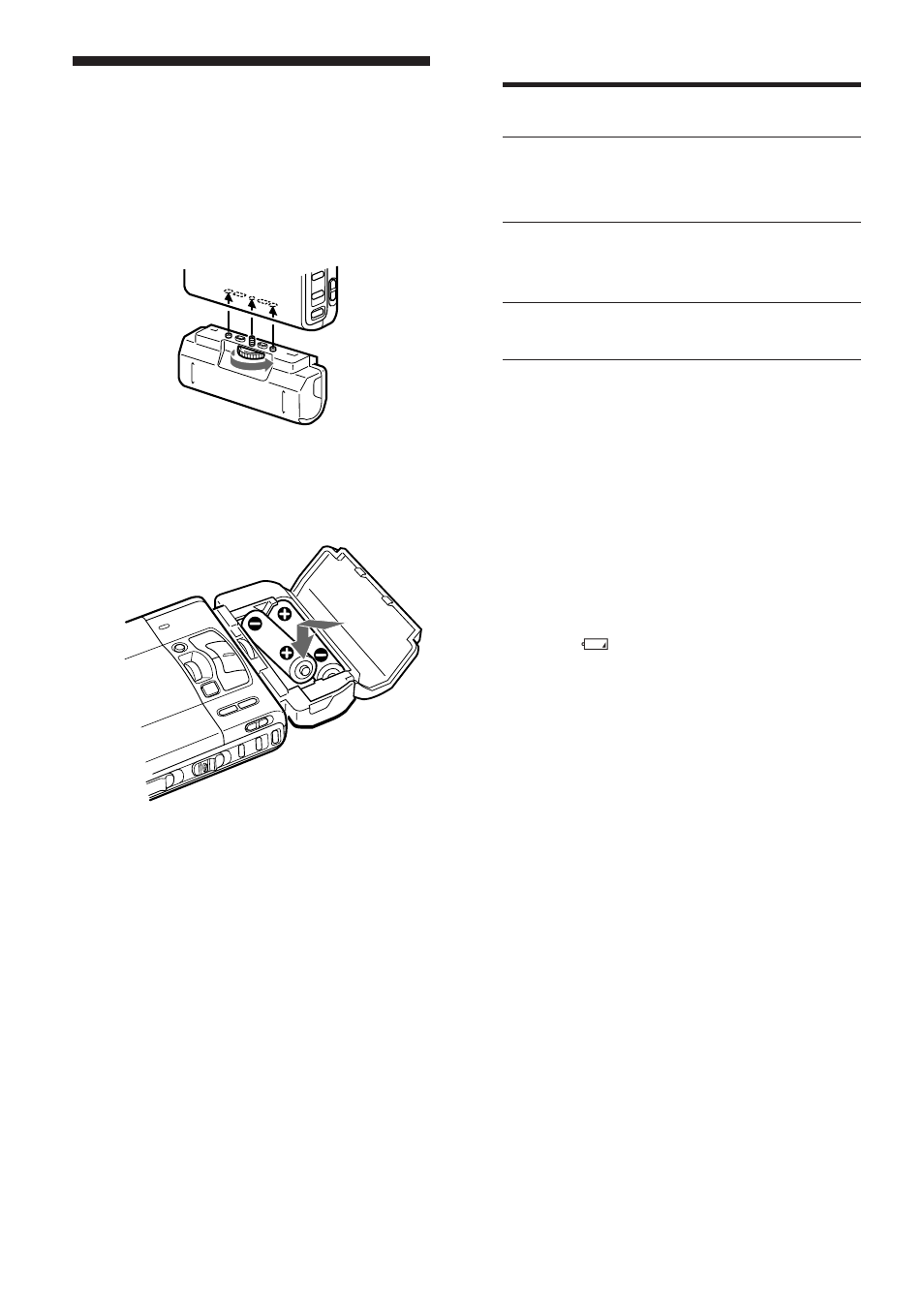 Gebruik van droge batterijen | Sony WALKMAN MZ-R50 User Manual | Page 145 / 198