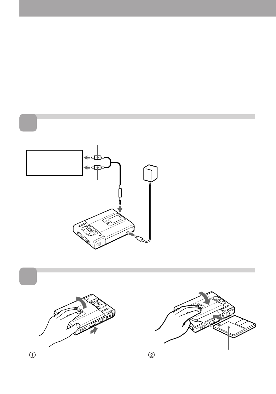 Registrazione immediata di un md, Collegamenti inserire un md registrabile | Sony WALKMAN MZ-R50 User Manual | Page 163 / 198