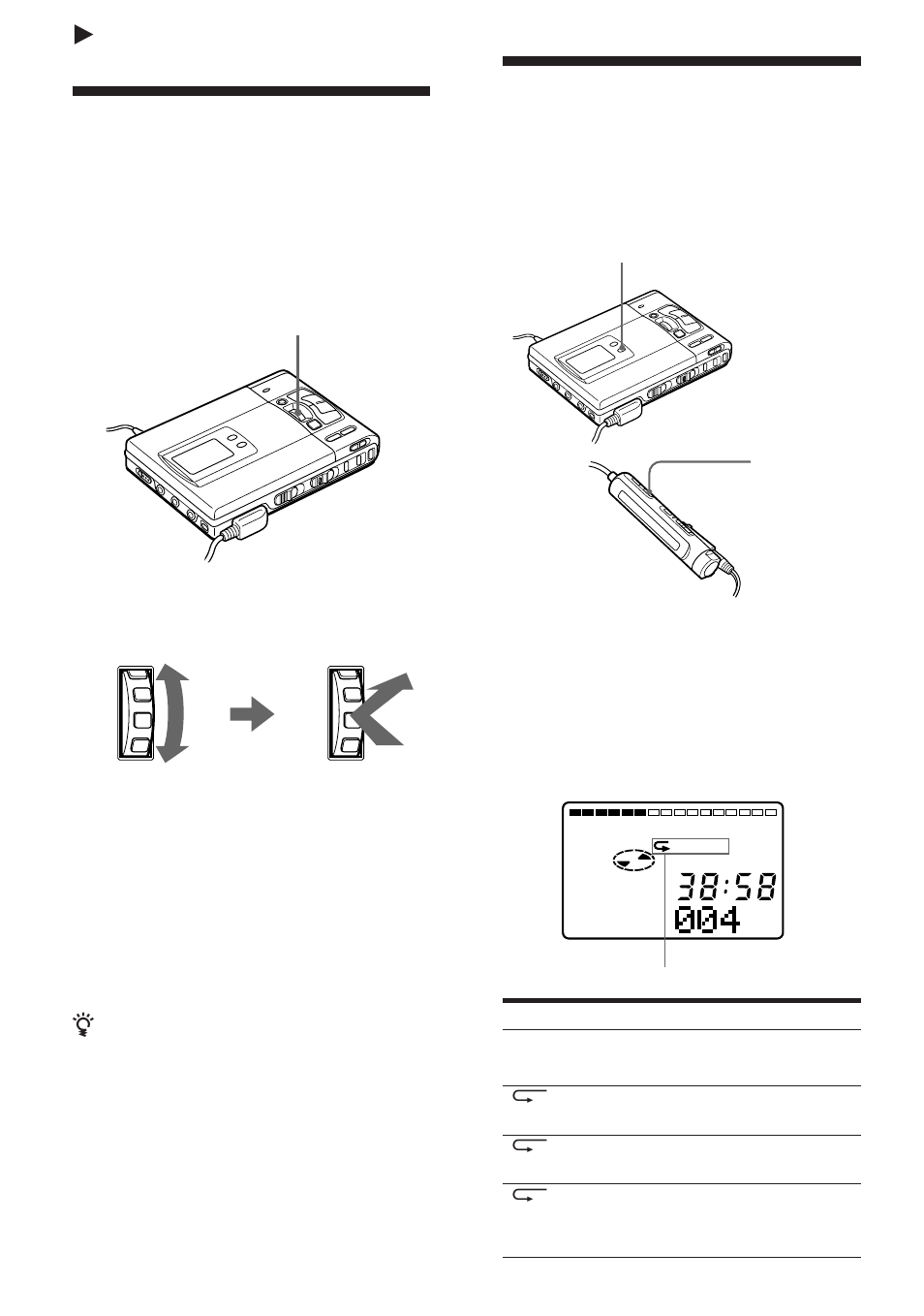 Playing tracks repeatedly | Sony WALKMAN MZ-R50 User Manual | Page 17 / 198