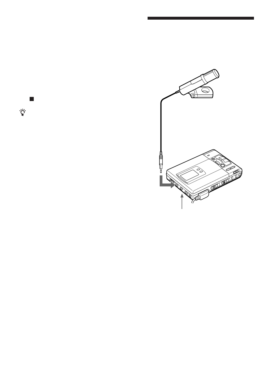 Enregistrement via un microphone | Sony WALKMAN MZ-R50 User Manual | Page 50 / 198