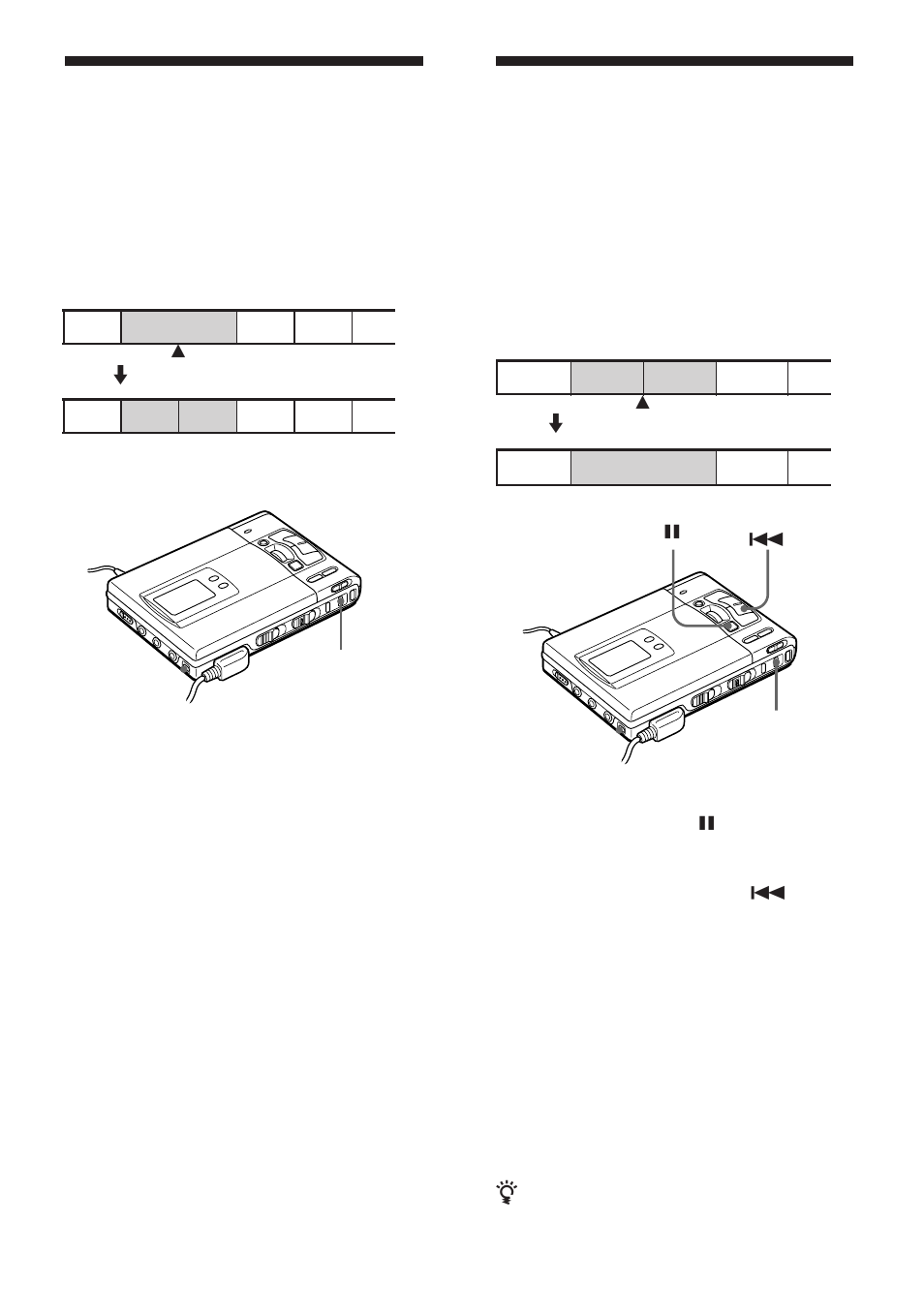 Suppression de repères de plage, Insertion de repères de plage | Sony WALKMAN MZ-R50 User Manual | Page 62 / 198