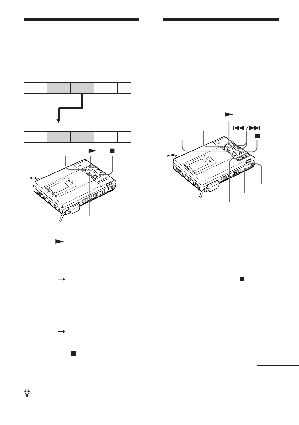 Identification des enregistrements, Déplacement de plages enregistrées | Sony WALKMAN MZ-R50 User Manual | Page 63 / 198