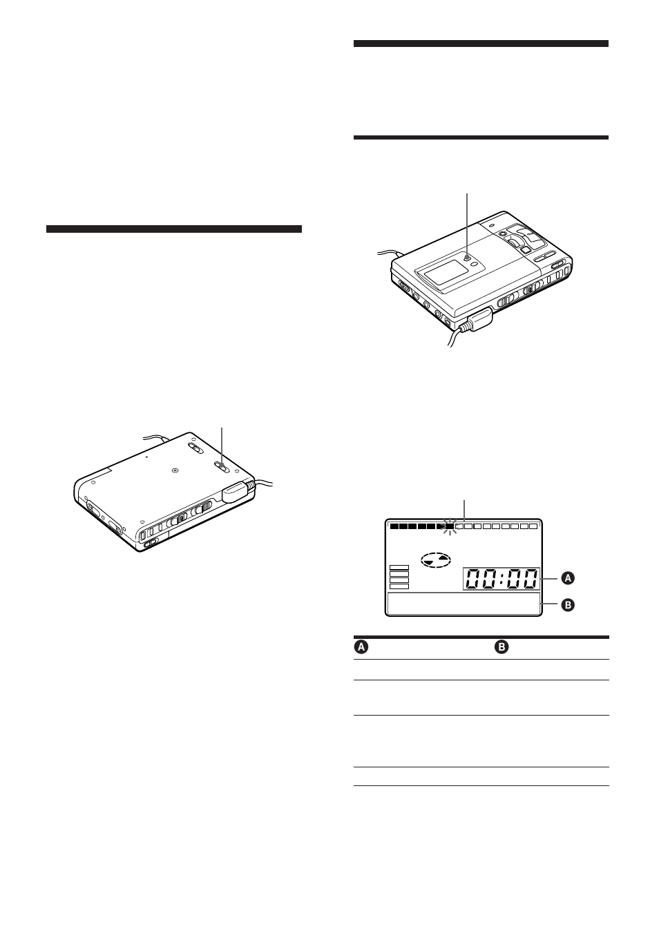 Anzeigen der restdauer oder der wiedergabeposition, Schützen des gehörs (avls-funktion) | Sony WALKMAN MZ-R50 User Manual | Page 98 / 198