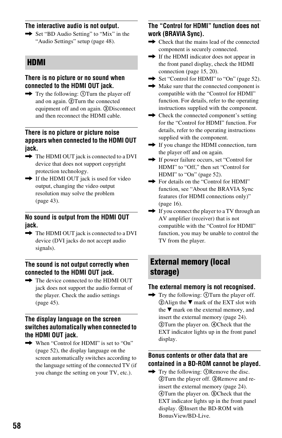 Sony 3-452-779-11(1) User Manual | Page 58 / 75