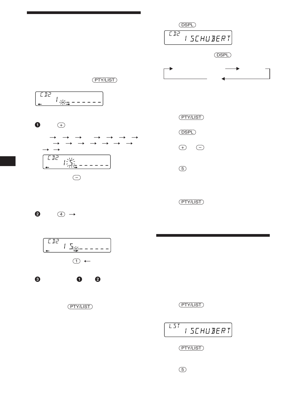 Locating a disc by name, Labeling a cd | Sony CDX-C560RDS User Manual | Page 16 / 104