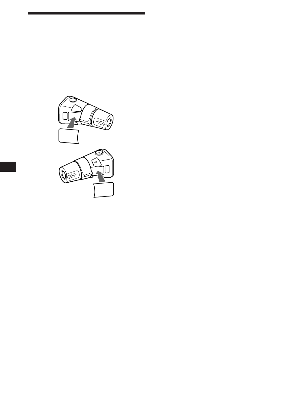 Attaching the label to the rotary remote | Sony CDX-C560RDS User Manual | Page 20 / 104