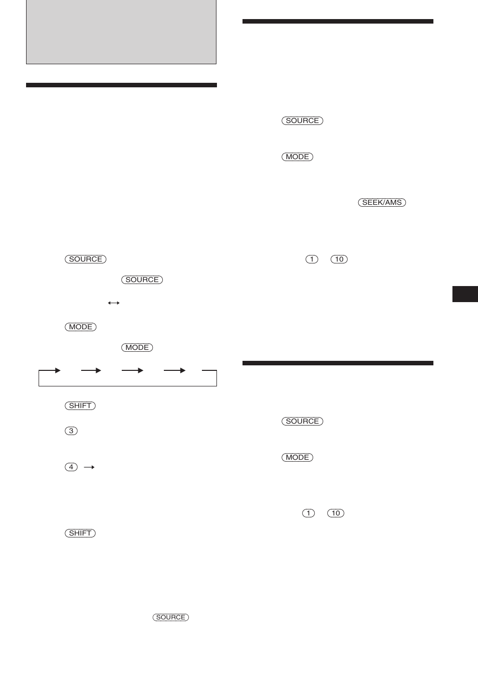 Radio | Sony CDX-C560RDS User Manual | Page 33 / 104