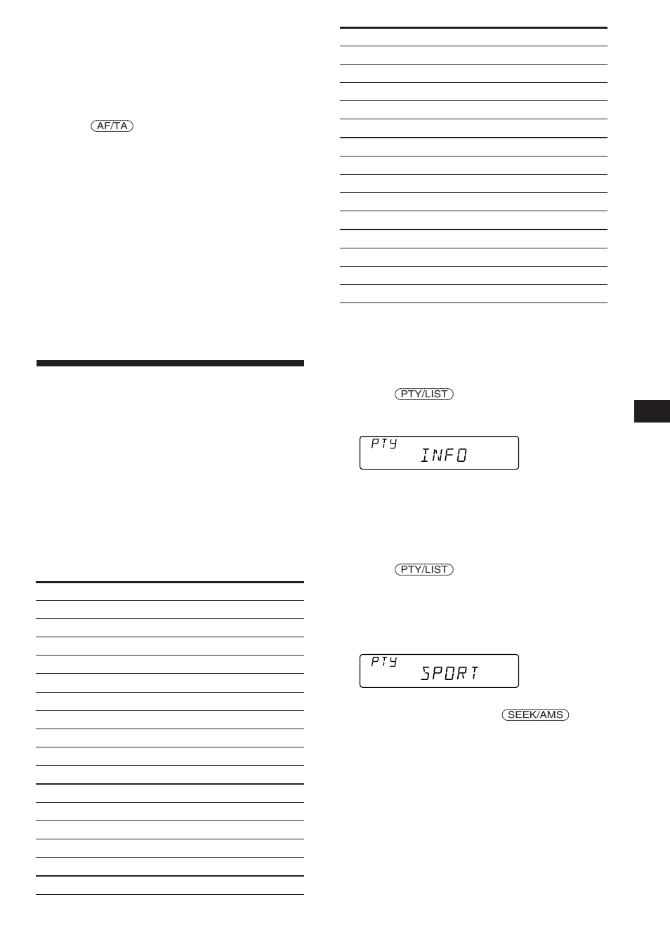 Info | Sony CDX-C560RDS User Manual | Page 37 / 104