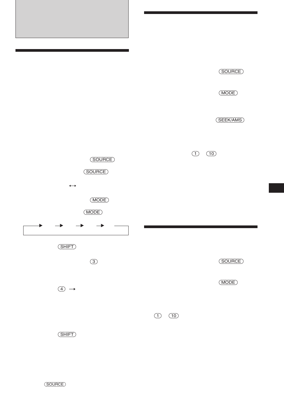 Rádio | Sony CDX-C560RDS User Manual | Page 59 / 104