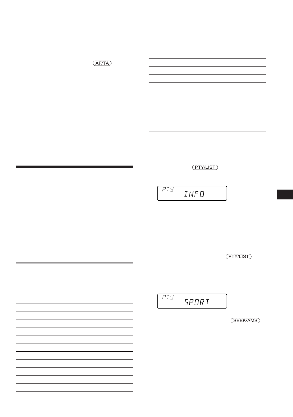 Info | Sony CDX-C560RDS User Manual | Page 63 / 104