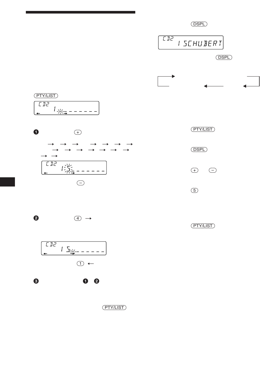 Identificação de cd | Sony CDX-C560RDS User Manual | Page 68 / 104