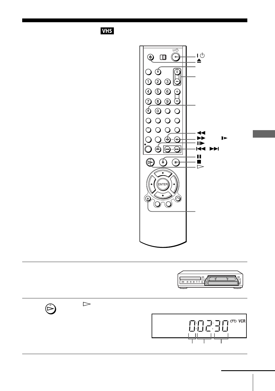 Playing a tape | Sony SLV-D900E User Manual | Page 35 / 116