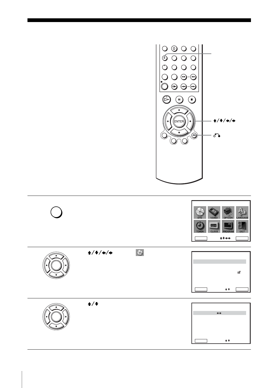 Dvd settings and adjustments, Audio setup | Sony SLV-D900E User Manual | Page 56 / 116