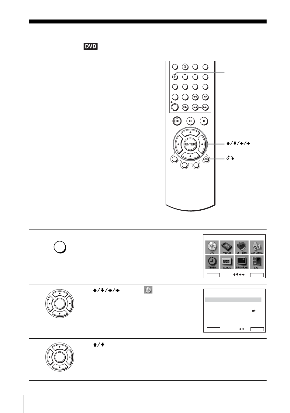 Setting the display or sound track language | Sony SLV-D900E User Manual | Page 62 / 116