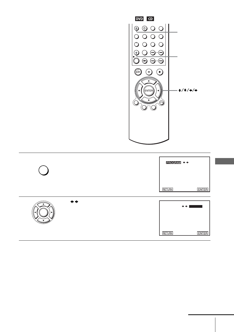 Playing in random order (random play) | Sony SLV-D900E User Manual | Page 75 / 116