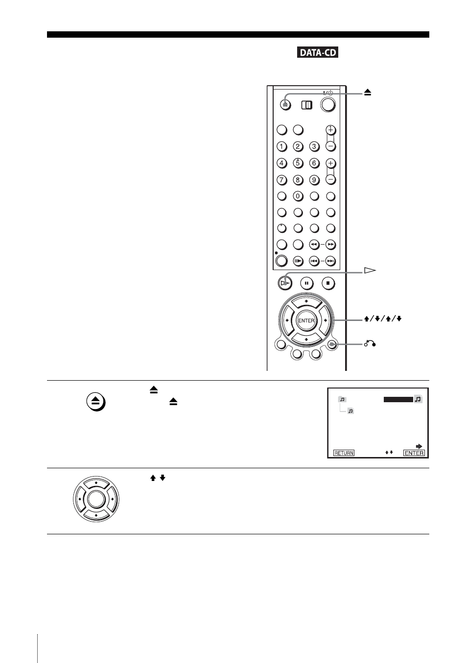 Playing an mp3 audio track, Play | Sony SLV-D900E User Manual | Page 80 / 116