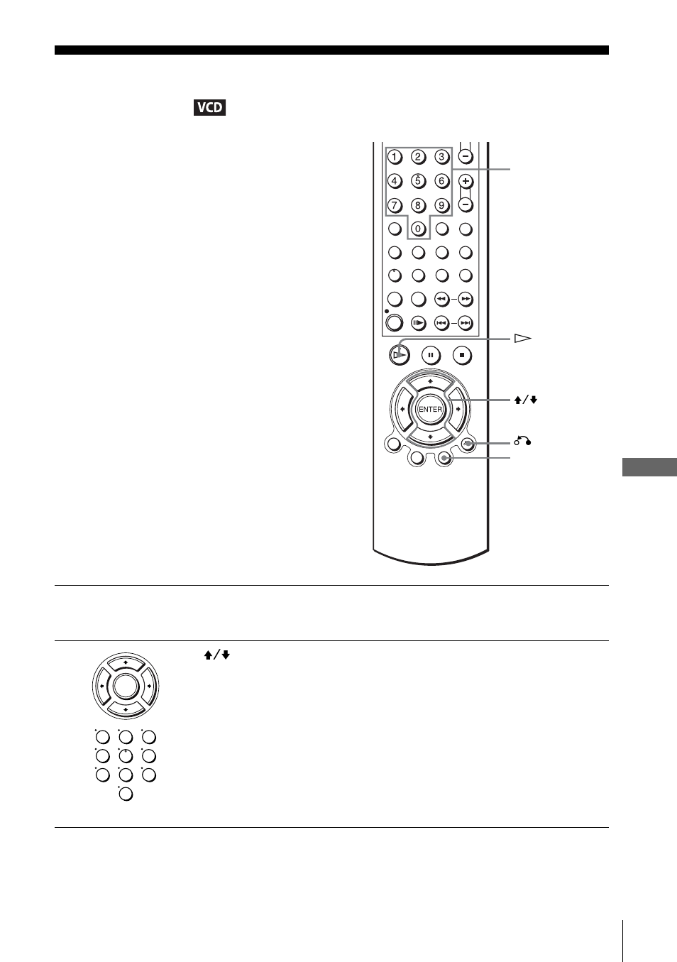 Playing video cds with “menu on/off” functions, Play | Sony SLV-D900E User Manual | Page 83 / 116