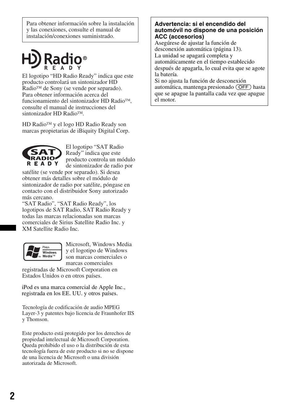 Sony CDX GT430IP User Manual | Page 40 / 60