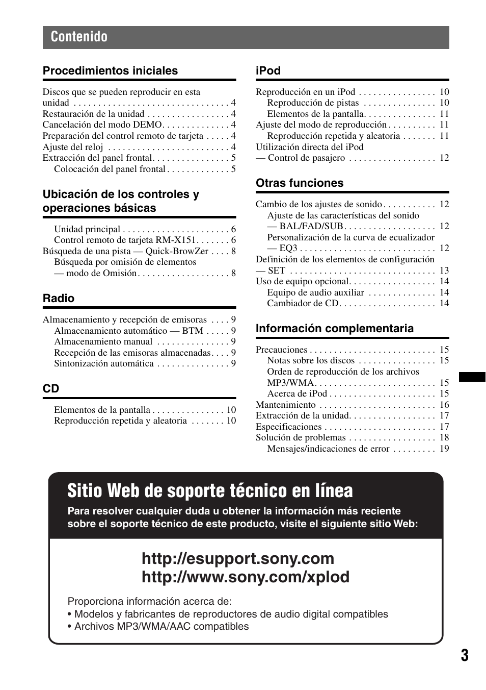 Sony CDX GT430IP User Manual | Page 41 / 60