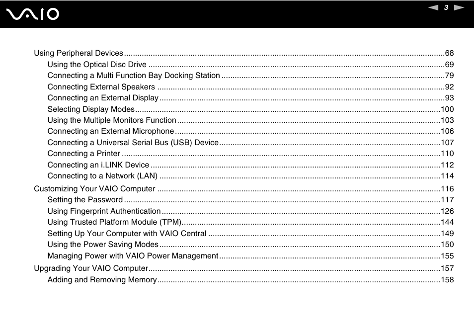 Sony VGN-BX600 User Manual | Page 3 / 236