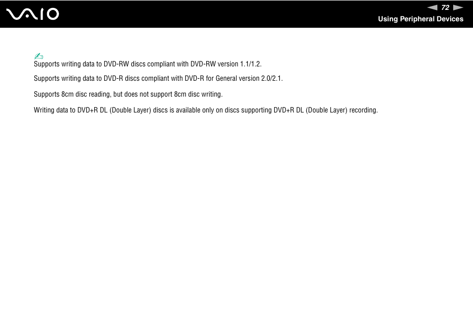 Sony VGN-BX600 User Manual | Page 72 / 236