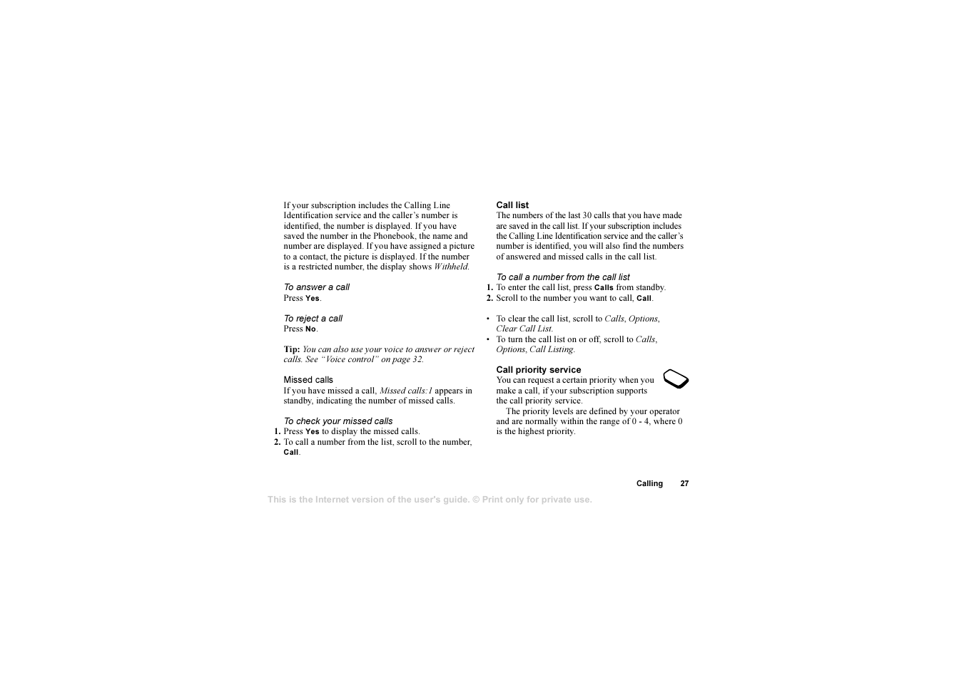 Sony T630 User Manual | Page 27 / 103