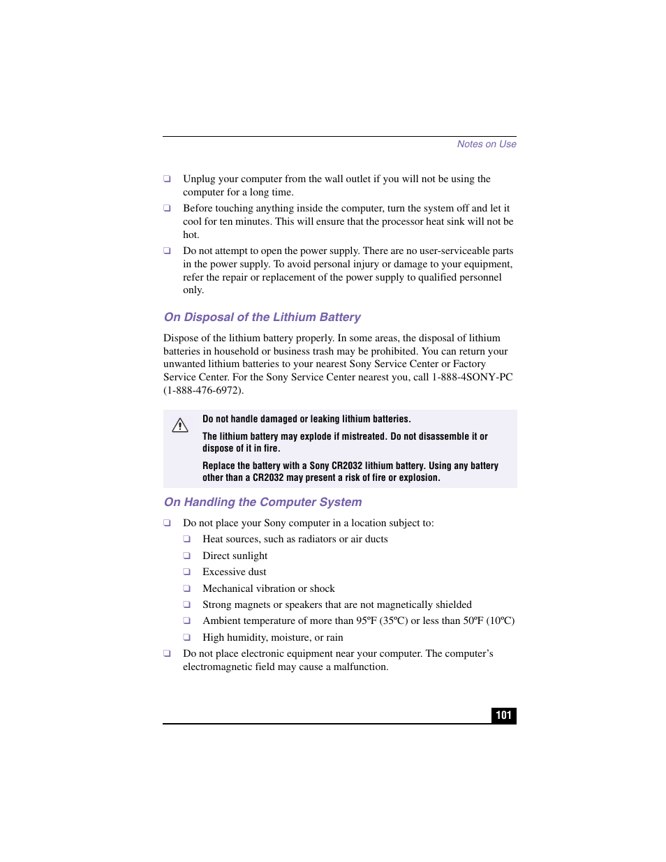 Sony PCV-LX900 User Manual | Page 101 / 116