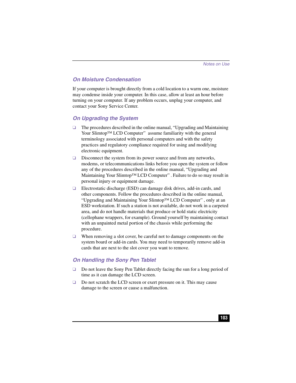 Sony PCV-LX900 User Manual | Page 103 / 116