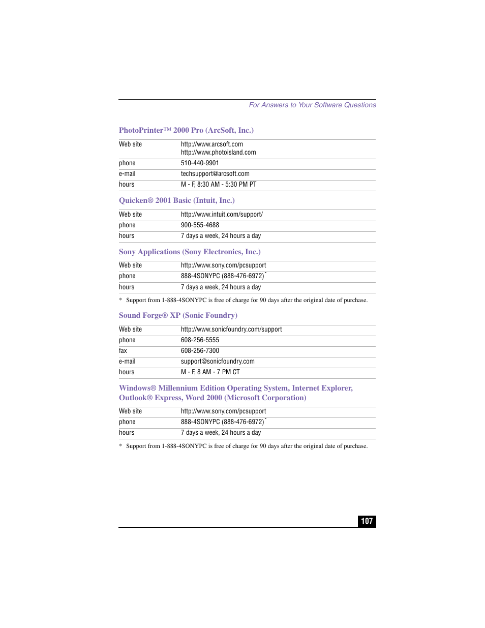 Sony PCV-LX900 User Manual | Page 107 / 116