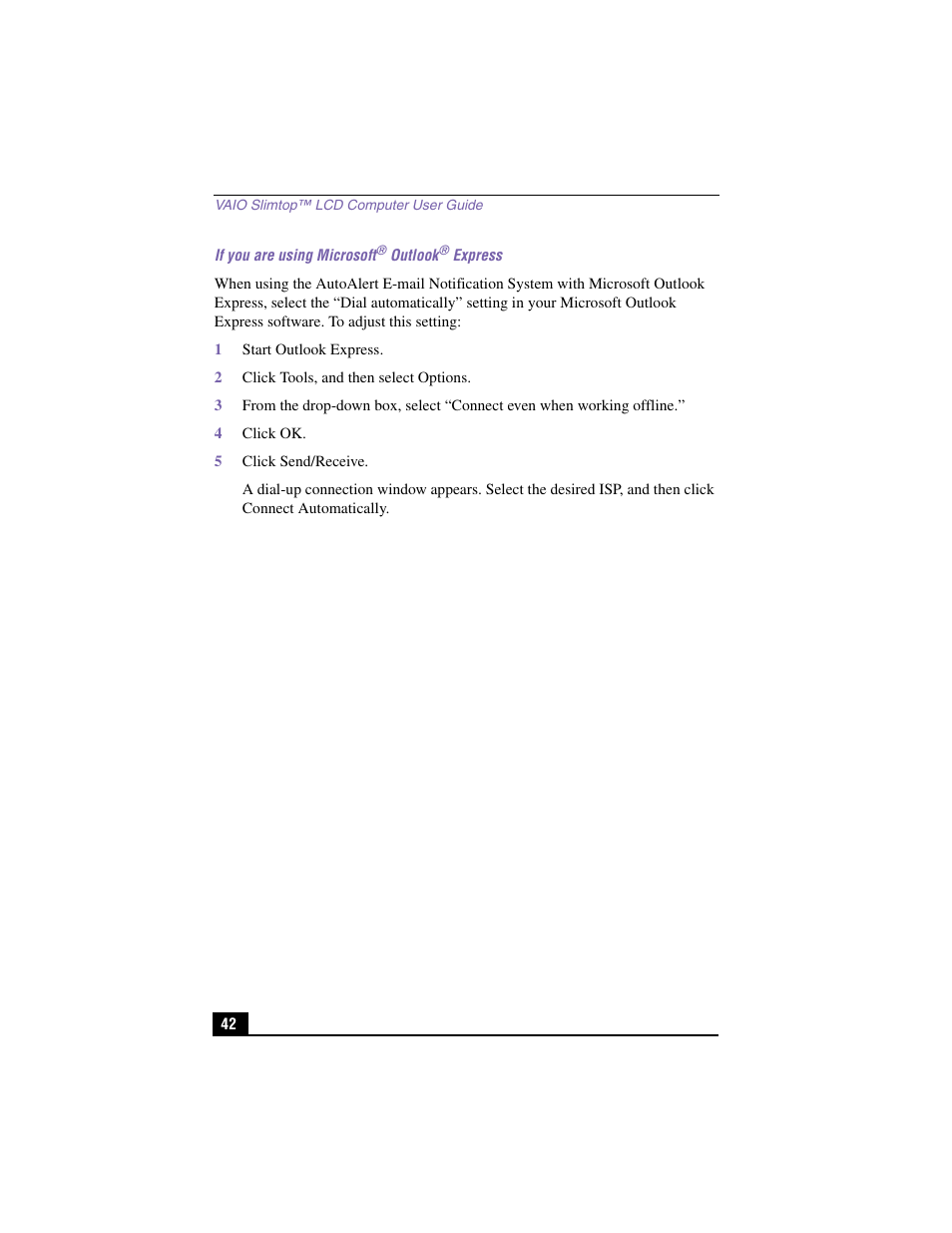 Sony PCV-LX900 User Manual | Page 42 / 116