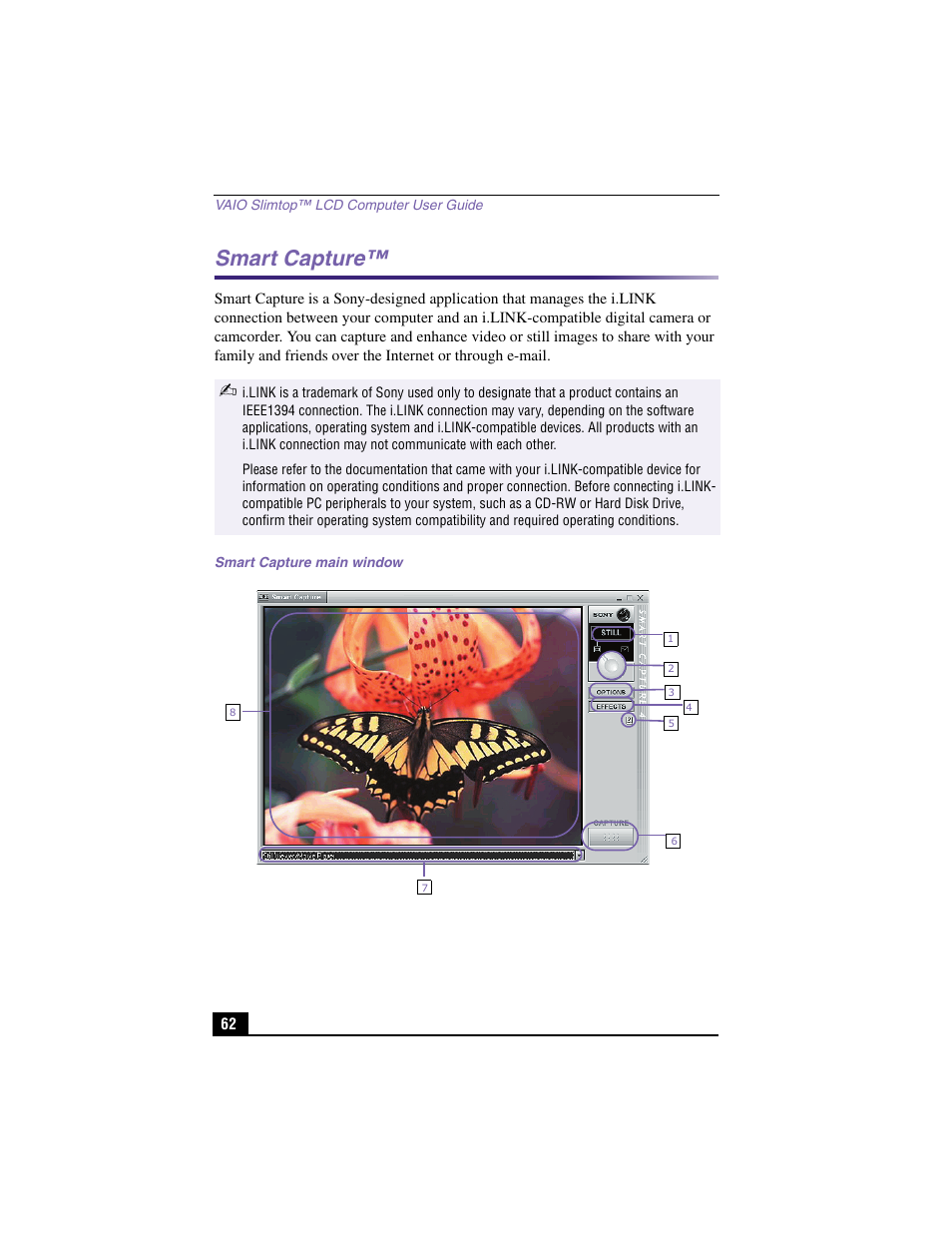 Smart capture | Sony PCV-LX900 User Manual | Page 62 / 116