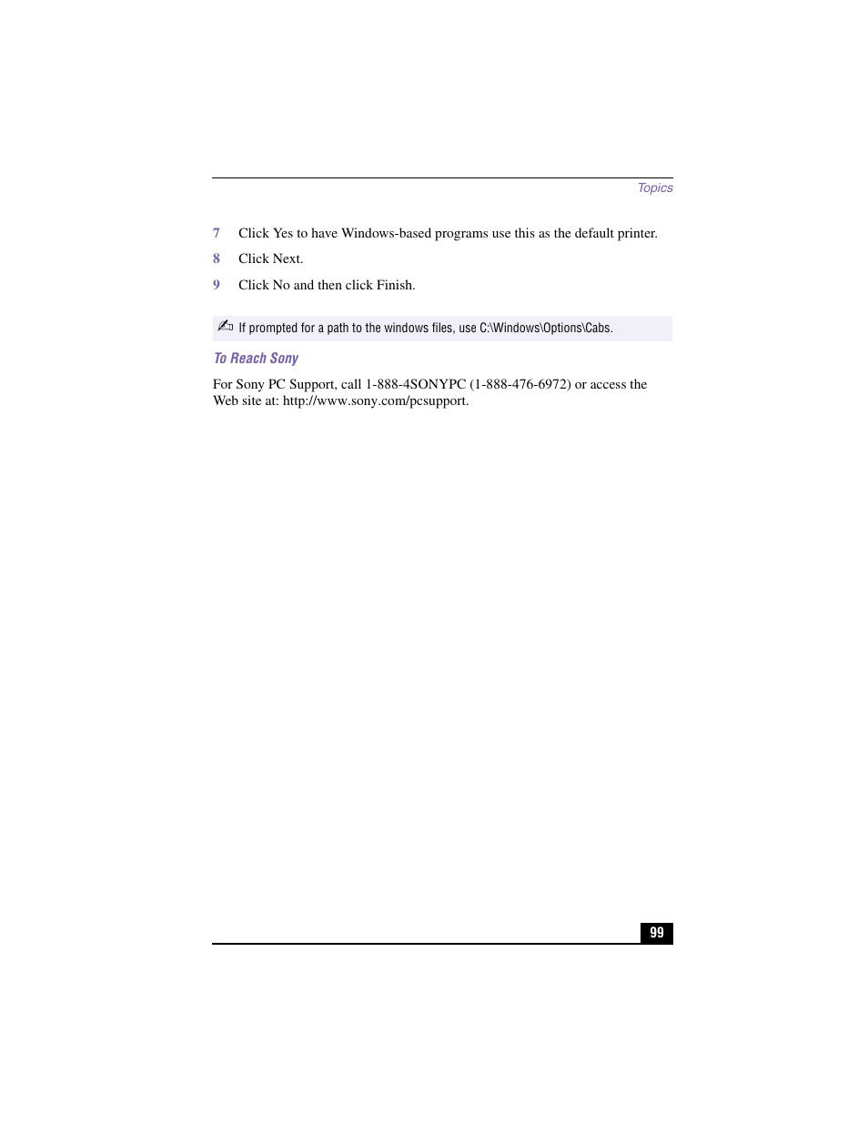 Sony PCV-LX900 User Manual | Page 99 / 116