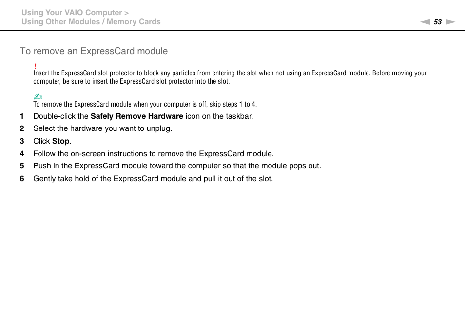 Sony VAIO VGN-CS User Manual | Page 53 / 171