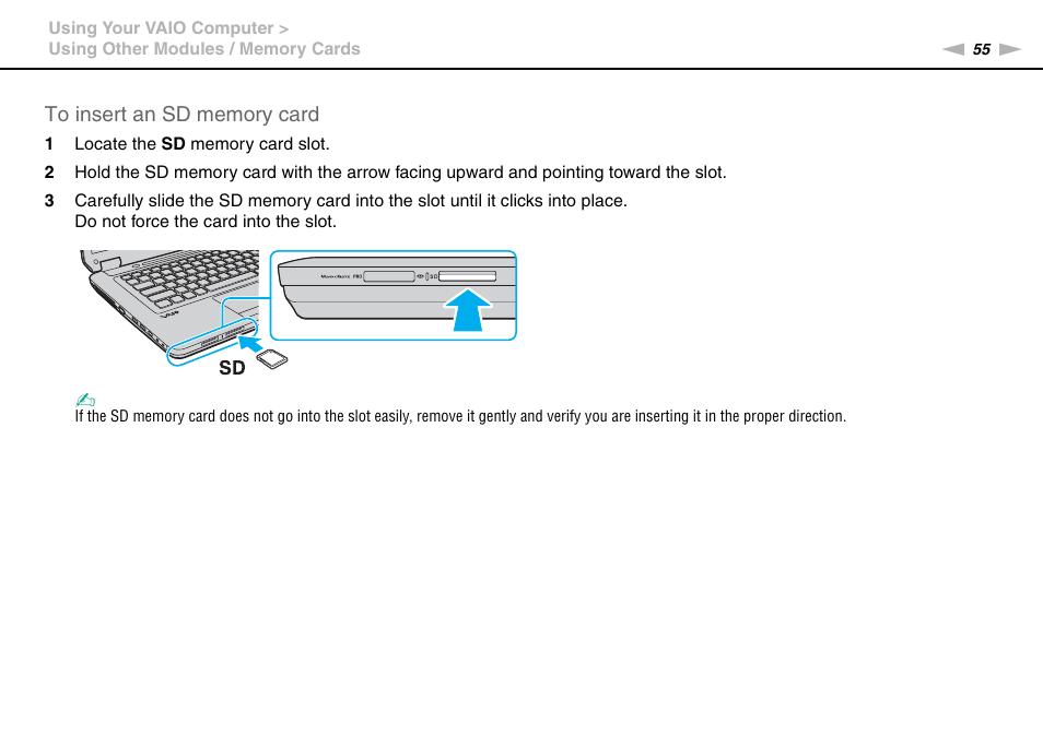 Sony VAIO VGN-CS User Manual | Page 55 / 171