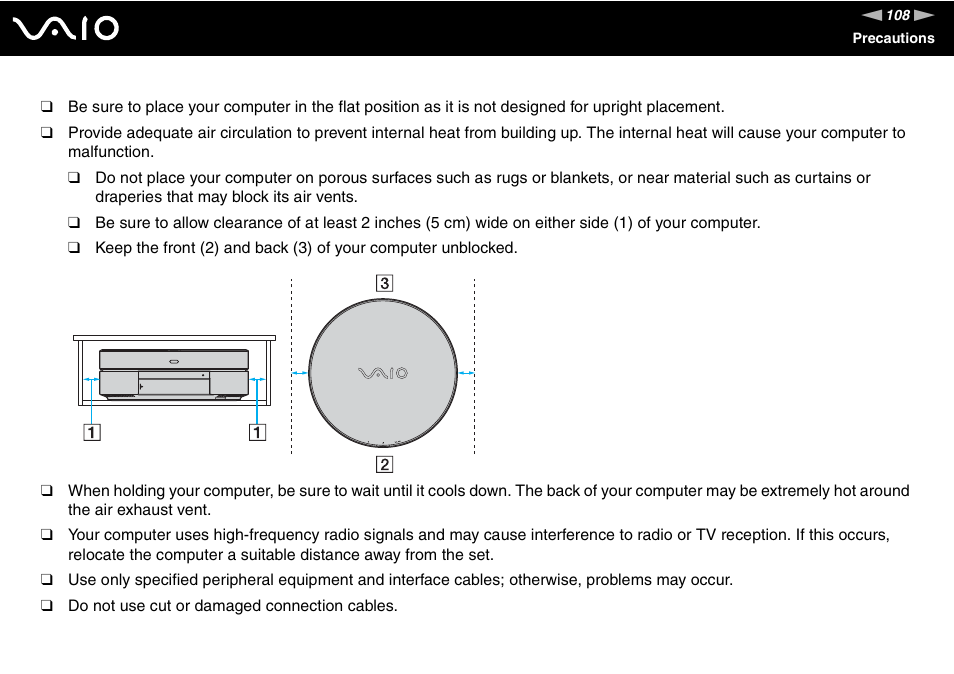 Sony VGX-TP1 User Manual | Page 108 / 154