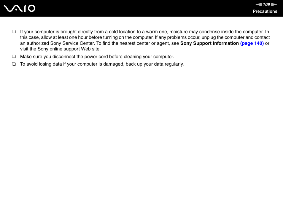 Sony VGX-TP1 User Manual | Page 109 / 154