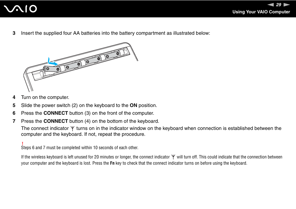 Sony VGX-TP1 User Manual | Page 29 / 154